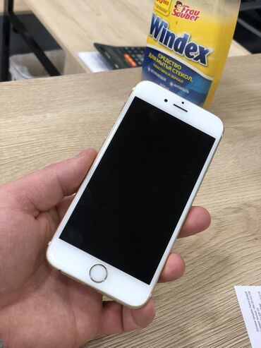 apple iphone 5s 16: IPhone 6s, Б/у, 32 ГБ, Золотой, Чехол, 100 %