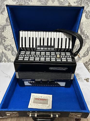 Аккордеоны: Продаю Генманский Аккордеон Вельтмейстер серино Кызыл кара тустору бар — 8