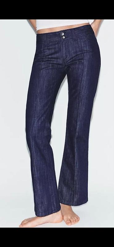 dsquared pantalone: ZARA nove zenske farmerice ravnog kroja, bez etikete 34 — 1