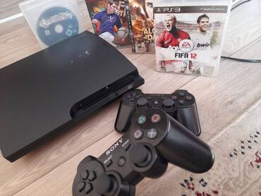 PS3 (Sony PlayStation 3): Игровая приставка Sony PlayStation 3 Slim 500ГБ HDD, черный Resale.В