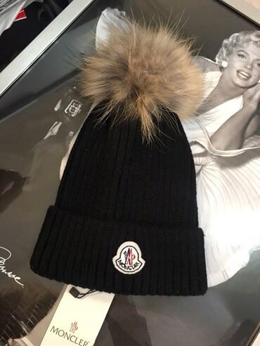 waikiki kaputi ženski: Moncler zimske kape unisex Prirodno krzno od lisice Univerzalna