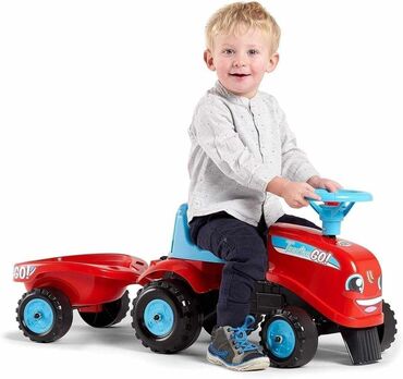 traktor igracka za decu: 🥰🥁NAJTRAŽENIJA TRAKTOR GURALICA 🥁😎 ➕ 2 para nalepnica 😎🔝😮 🚜Traktor
