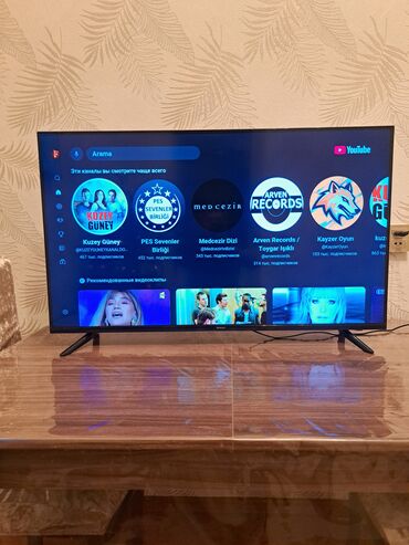 Televizorlar: İşlənmiş Televizor Zimmer LED ekran 43" 4K (3840x2160) — 8