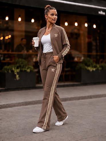 tanga bodi: Adidas ženska trenerla zvonaste nogavice NOVO Novo Mokra likra — 9