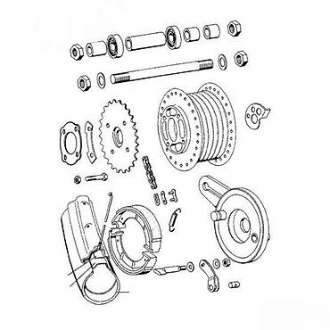motor suzuki: Distancer / odstojnik osovine zadnjeg točka za motocikl - Metalni — 3