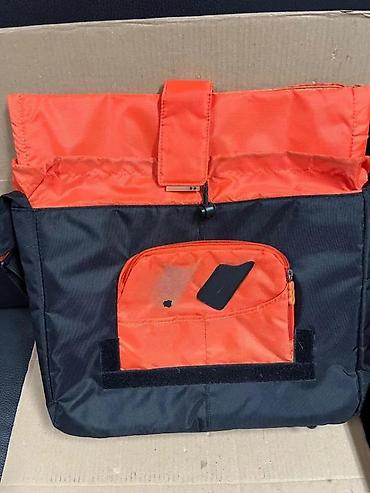 Futrole i torbe za laptopove: Torba za rame (messenger) – crno-narandžasta - Moderan dizajn sa — 6