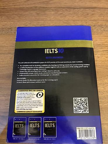 Testlər: Məhsul: Cambridge English – IELTS 10 (With Answers) Rəsmi Cambridge — 2