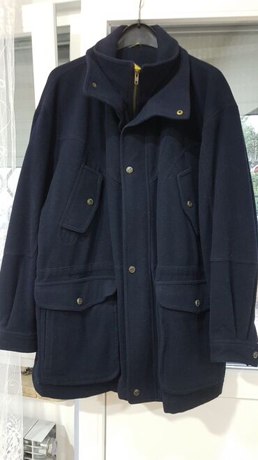 mona nova kolekcija kaputi: SNIŽENJE Nova zimska muska jakna- kaput, br.56- XXL, teget boja 60%