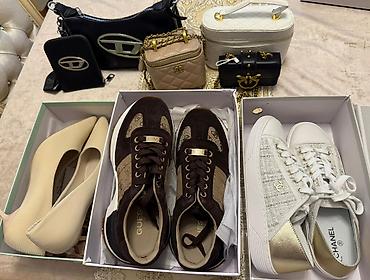 gues: Chanel 55 gues 55 kablok 15 pinko 12 Chanel 10 hal 20 dizel 10 Qadın — 1