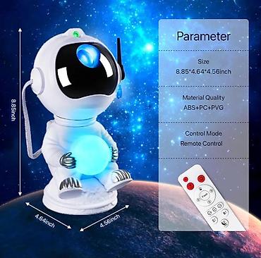 oyuncaq avtomatlar: Astronavt Ulduz Proyektor/Nebula Lampa – pultla idarə olunan — 3