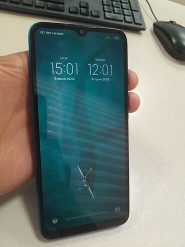 чехол redmi 9: Redmi, Redmi 9A, Колдонулган, 32 ГБ, түсү - Көк