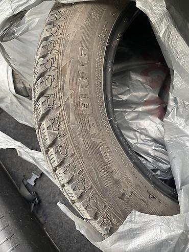 железные колеса: Шины 205 / 60 / R 16, Зимняя шипованная, Новый, Комплект, Легковые, Bridgestone — 1