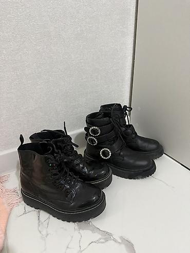 зимняя обувь: Детские ботинки Zara H&M оригинал размер EU 30 (две пары) 1) — 1