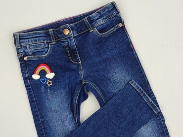 red button spodnie: Jeans, Palomino, 8 years, 116/122, condition - Perfect