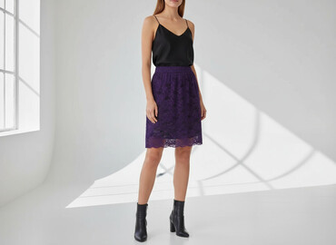 plisowane spódnice pudrowy róż: Women`s skirt, size L