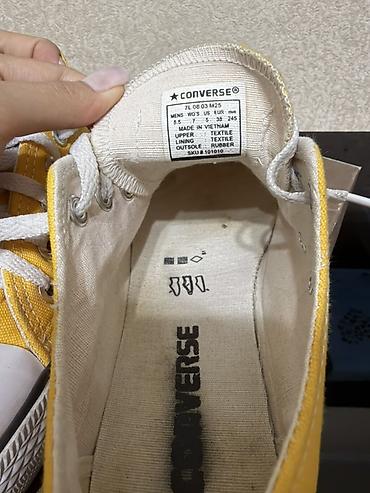 Личные вещи: Мужские кроссовки, 38, Converse, Б/у, цвет - Желтый — 1