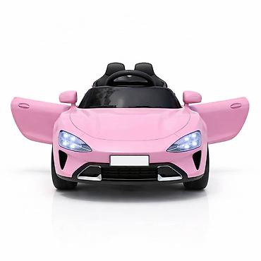 sivi tech fleece: Automobil za decu na akumulator Sport Plus Roze (12V) – SM-25106R-290 — 4