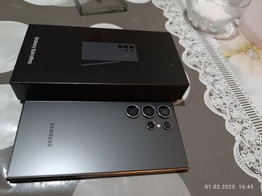 samsung s23 ultra kontakt home: Samsung Galaxy S24 Ultra, 256 GB, rəng - Boz, Barmaq izi