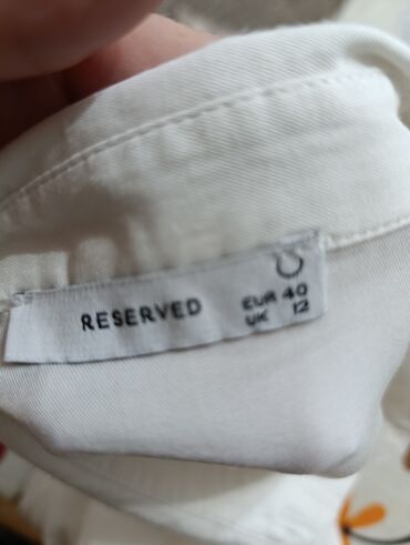 Bluze: Reserved, Jednobojni, bоја - Bela — 7