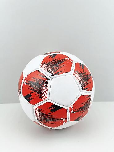 plates topu: №: 8662 Məhsulun adı: Futbol üçün top A-01, qırmızı/ağ, ölçü 5 Brend — 1