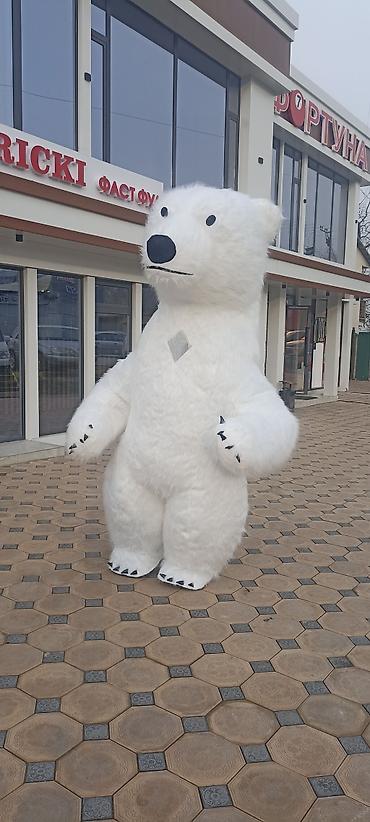Карнавальные костюмы: Продается Ростовый надувной костюм прлярного Мишки. рост 2.6м костюм — 9