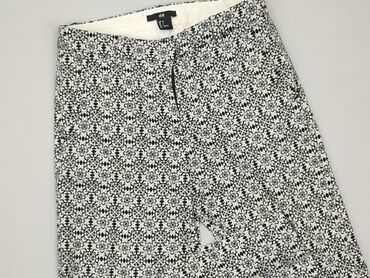 czerwone spodnie materiałowe z lampasami: Material trousers, H&M, XS (EU 34), condition - Good