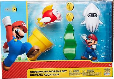 Oyuncaqlar: Fiqur dəsti Jakks Pacific Super Mario Underwater Diorama — 1