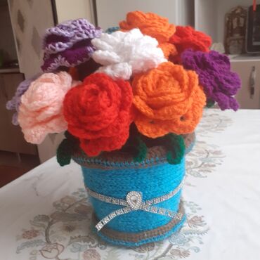 Süni güllər: Elde toxuyuram.Sapla toxuyuram her zovqe uygunda zakazla -da lalafo.az — 3 Süni güllər: Elde toxuyuram.Sapla toxuyuram her zovqe uygunda zakazla — 3