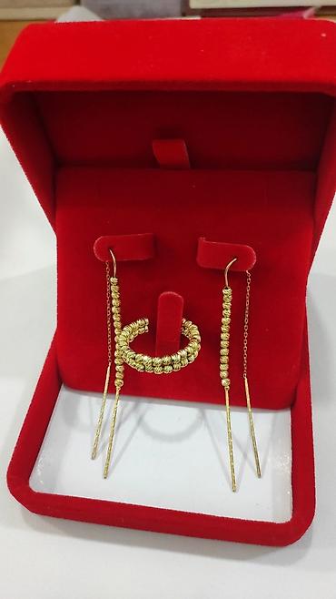 Серебряные наборы украшений: Серебряный Набор Дорика Дизайн Италия Серебро с напылением жёлтое at lalafo.kg — 4 Серебряные наборы украшений: Серебряный Набор Дорика Дизайн Италия Серебро с напылением жёлтое — 4