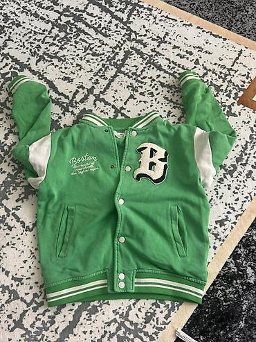 Детский бомбер/кофта в стиле varsity От бренда H&M - Цвет: зеленый