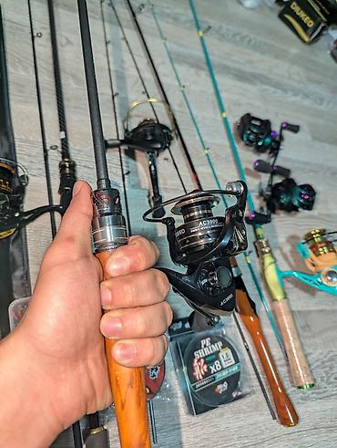 Другое для охоты и рыбалки: Набор для спиннинговой рыбалки Состав: - Спиннинги (несколько — 6