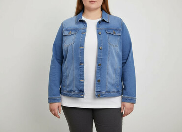 sandbella kurtki: Esmara, Kurtka jeansowa damska, rozmiar 6XL