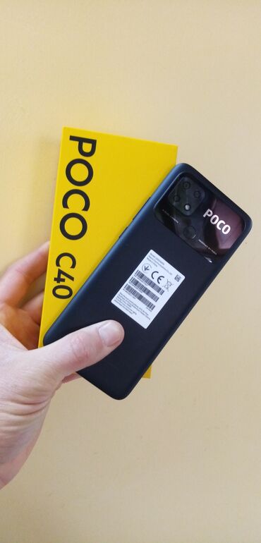 poco c40 qiymeti: Poco C40, 64 GB, rəng - Qara, Zəmanət, Sensor, Sənədlərlə