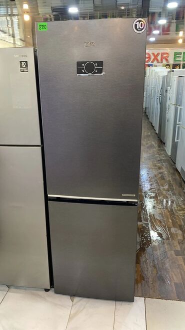 soyuducu kompressor: 2 двери Beko Холодильник Продажа, цвет - Серый