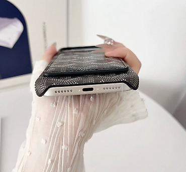 Чехлы: Стильный чехол-кошелек для iPhone с отделением для карт Goyard — 5