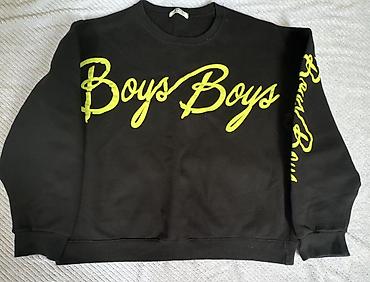 лыжные брюки: Мужская толстовка, M, L, XL, Б/у, цвет - Черный, Платная доставка, Самовывоз — 1