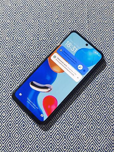 redmi 6: Redmi, Redmi Note 11, Б/у, 128 ГБ, цвет - Черный, 2 SIM — 2