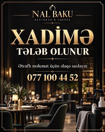 restoran administratoru: Xadimə tələb olunur — 1