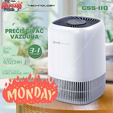 pegla za putovanja: Prečišćivač vazduha CSS-110 - 3990 din Zamenski filter - 1000 din — 1