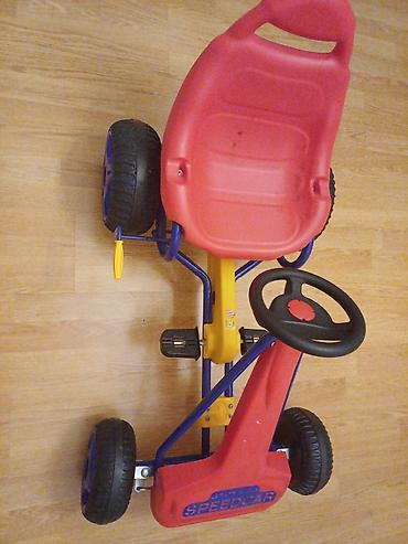 Velosipedlər: Uşaq pedallı kart – GTOYS BB SPEEDCAR - Rəng: qırmızı-göy-sarı - 4 — 3