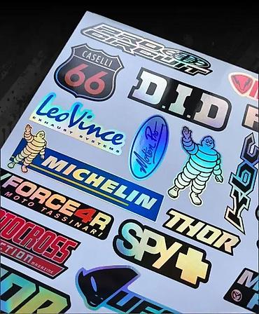 Tuning oprema: Hologramske nalepnice sponzori did thor michelin - 2453 📌 opis — 9
