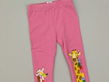 spodnie legginsy dla dziewczynki: Leggings for kids, 5-6 years, 110/116, condition - Very good