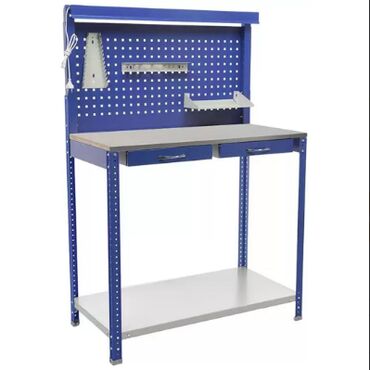 метал стол: Стол, цвет - Синий, Новый