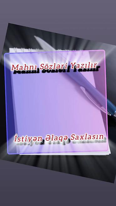 Digər xidmətlər: Xidmət: Mahnı sözləri yazılması - Janrlar: pop, rap/hip-hop, R&B — 1