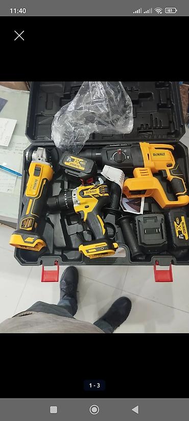 dewalt drel: DEWALT akkumulayatorlu alətlər dəsti – professional və ev işləri üçün — 1