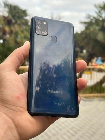 samsung galaxy s 21: Samsung Galaxy A21S, 32 GB, rəng - Göy, Zəmanət, Düyməli, Sensor