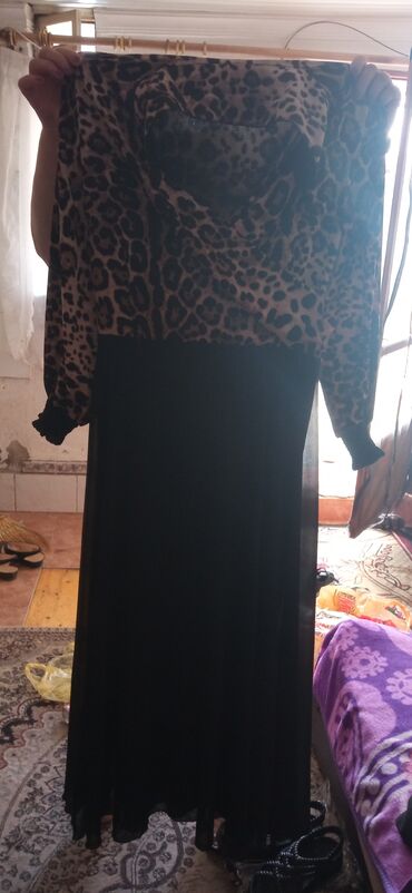 Женская одежда: Коктейльное платье, Макси, 5XL (EU 50)