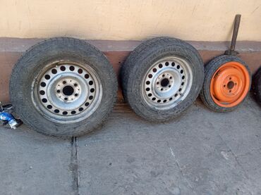 косилка для мотоблока бу: Дөңгөлөктөр монтажда 195 / 65 / R 15, Winter stud, Жуп, Темир, тешиктери - 5