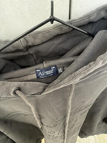 Толстовкалар: Толстовка-худи Armani Jeans (AJ) - Модель: худи с капюшоном и — 2