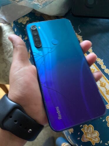 сотовый телефон fly ff181: Redmi Note 8, 64 GB, rəng - Ağ, Barmaq izi, Face ID